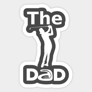 The Golfing Dad Sticker